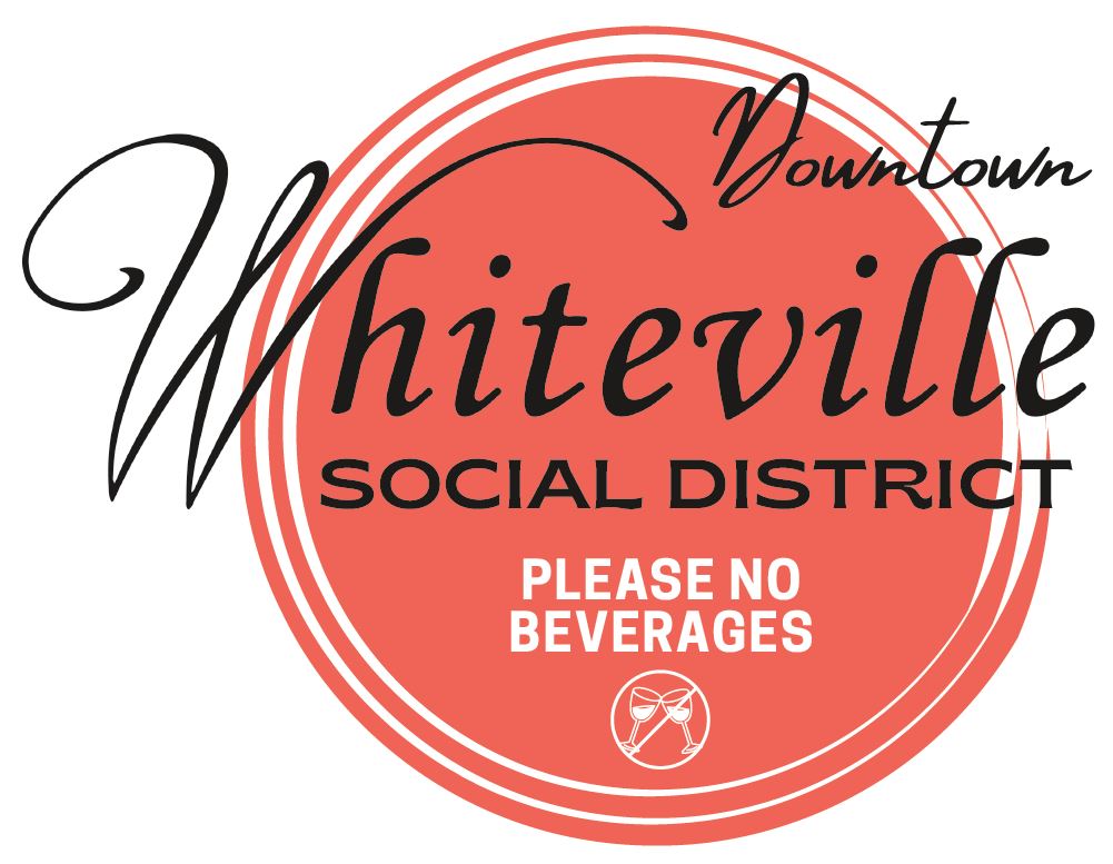 Downtown Whiteville - social district red button