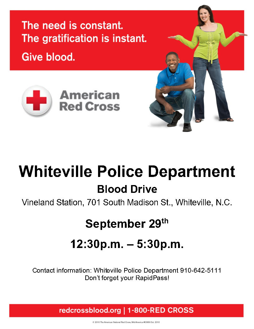 Blood Drive on September 29, 2023